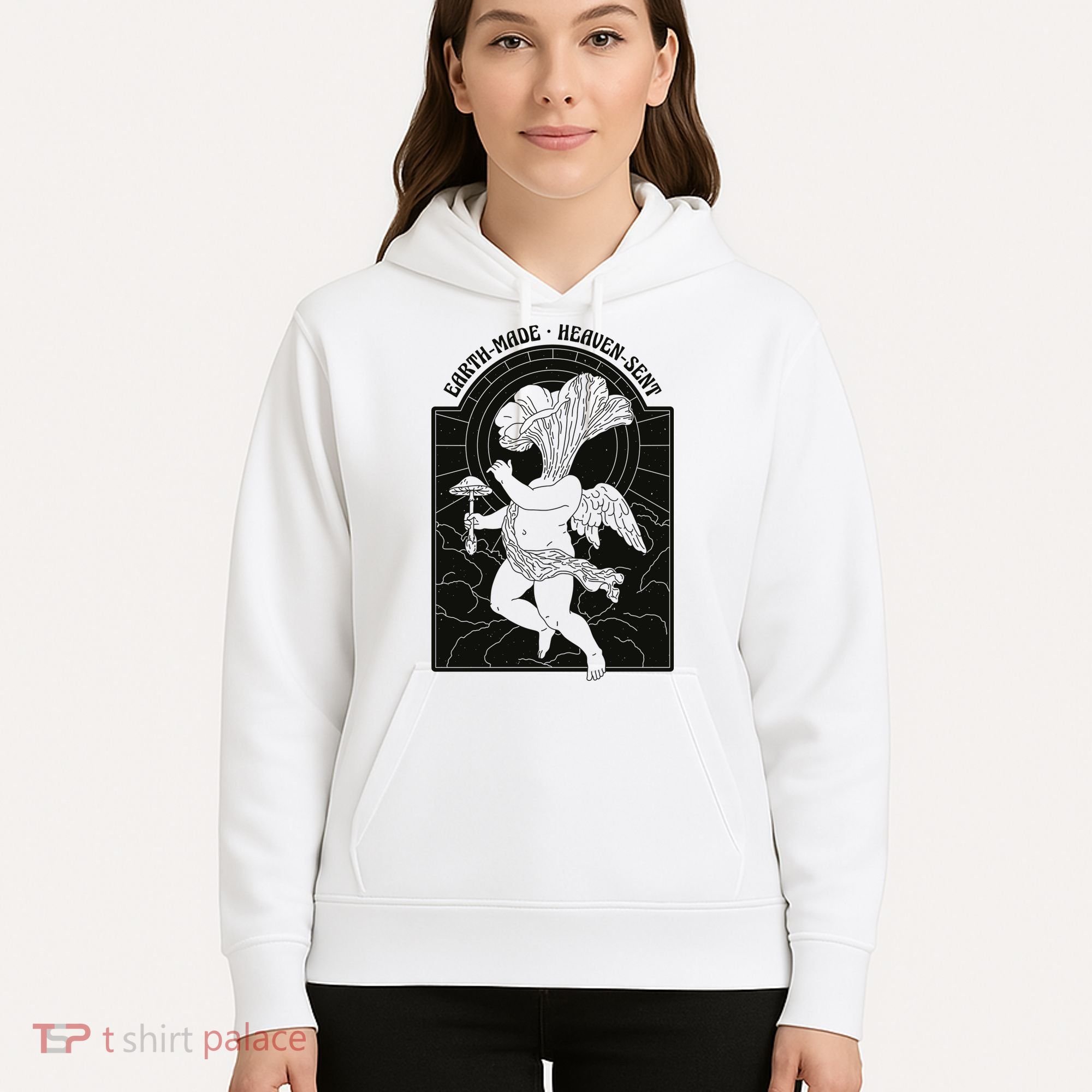 Angel Earth Made Mushroom Hoodie