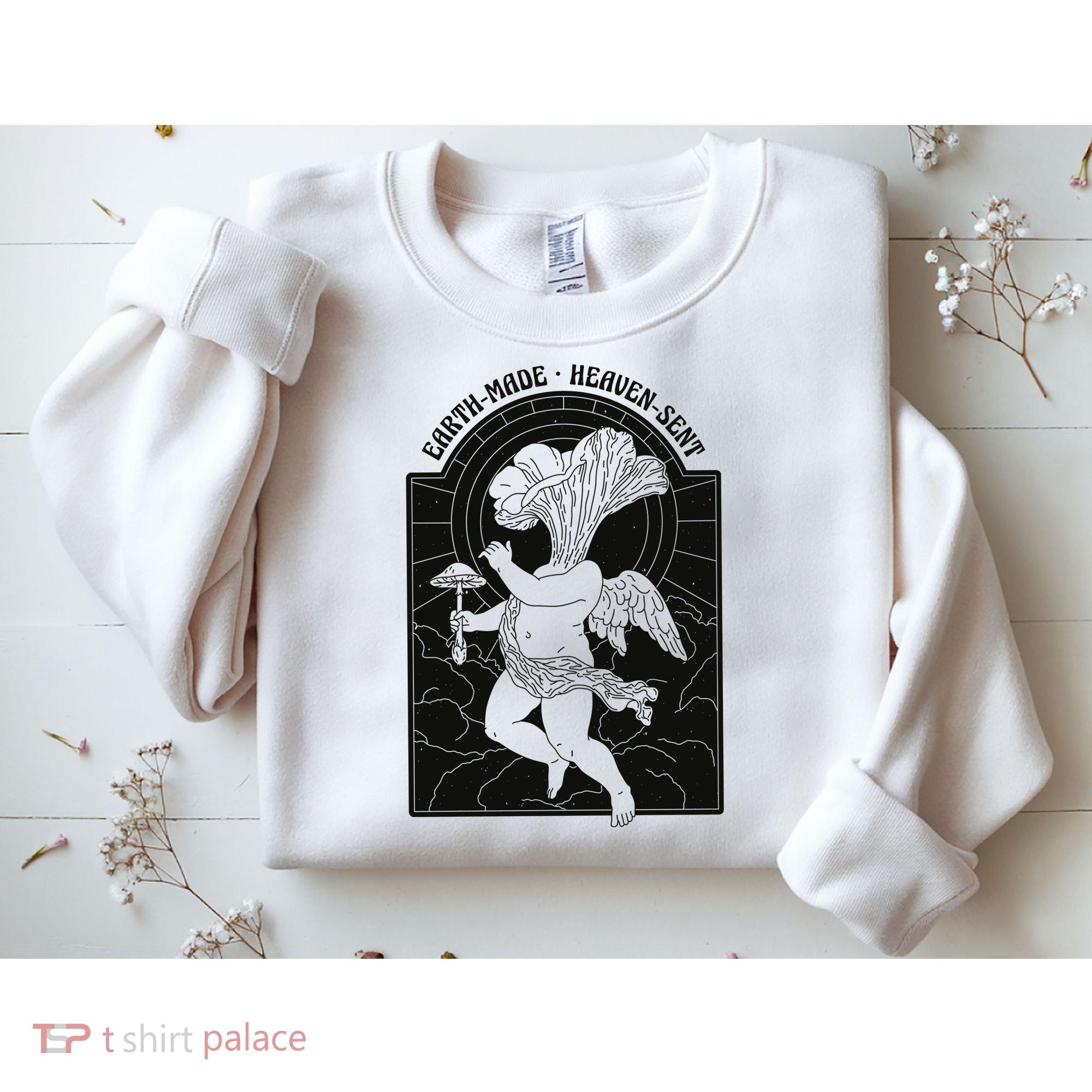 Angel Earth Made Mushroom Sweatshirt