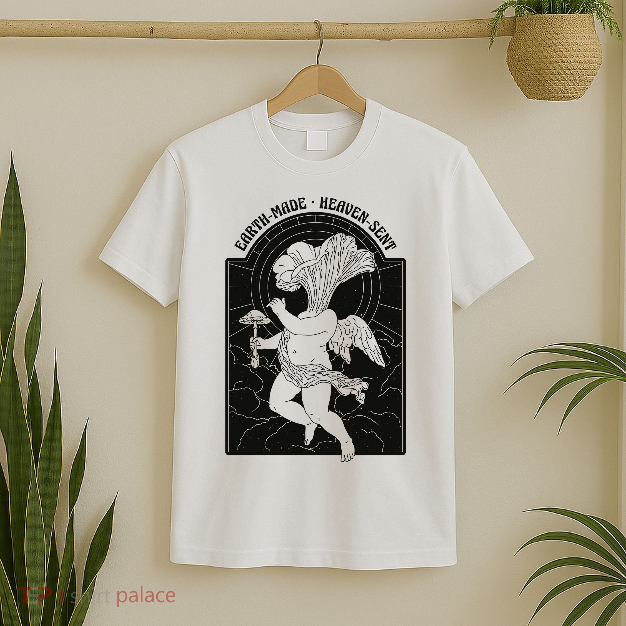 Angel Earth Made Mushroom T-Shirt