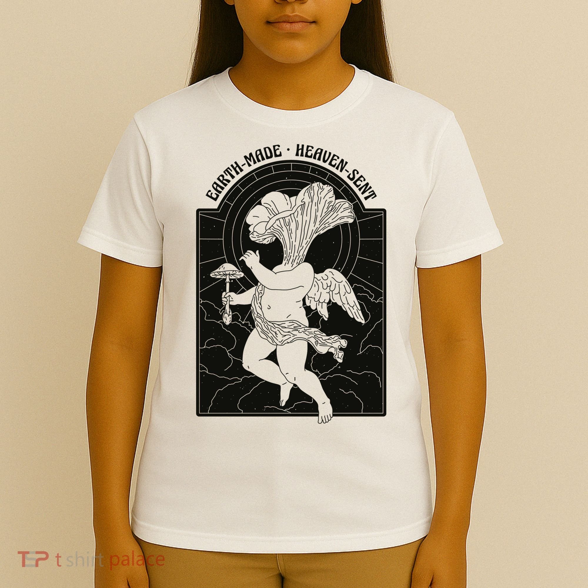 Angel Earth Made Mushroom T-Shirt