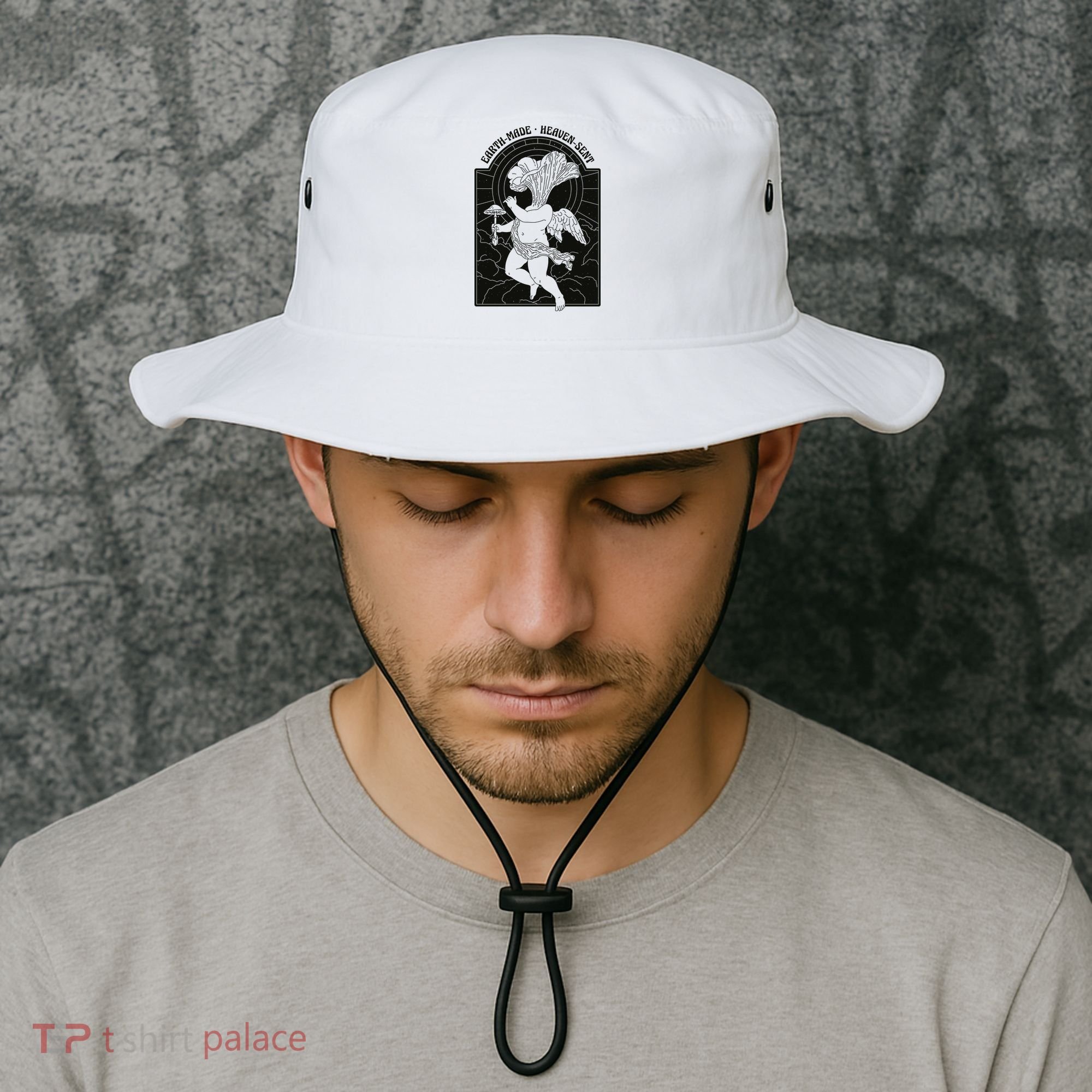 Angel Earth Made Mushroom Bucket Hat
