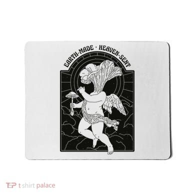 Angel Earth Made Mushroom Mousepad