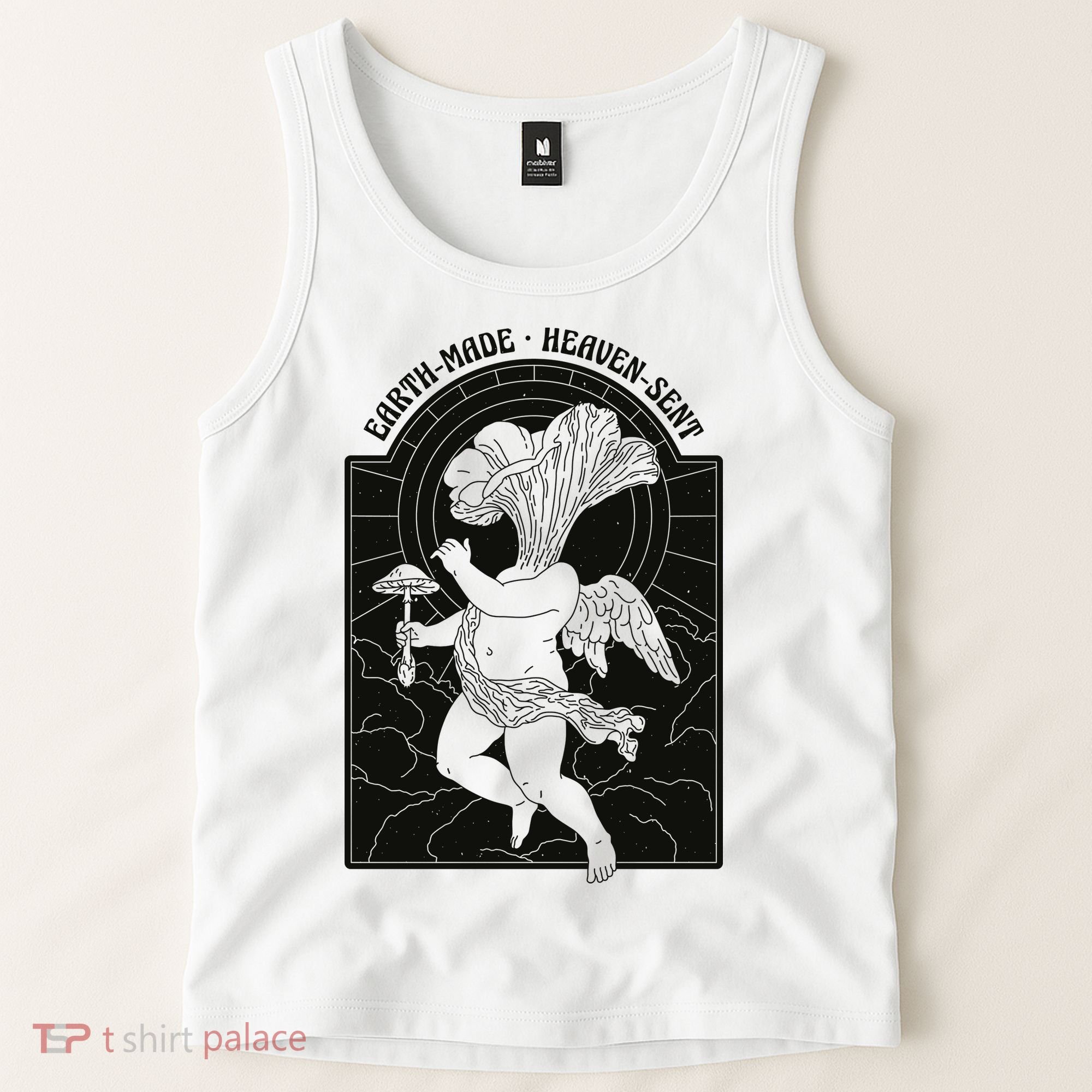 Angel Earth Made Mushroom Tank Top