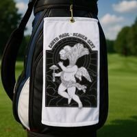 Angel Earth Made Mushroom Golf Towel thumb 2