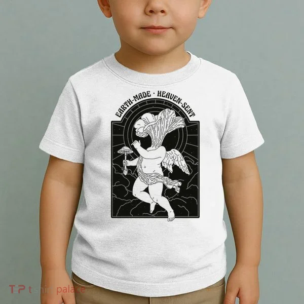 Angel Earth Made Mushroom Toddler T-Shirt