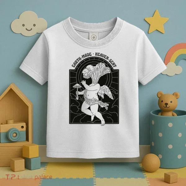 Angel Earth Made Mushroom Toddler T-Shirt