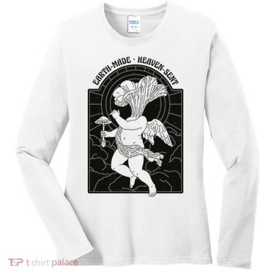 Angel Earth Made Mushroom Women's Long Sleeve Shirt