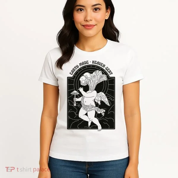 Angel Earth Made Mushroom Women's T-Shirt