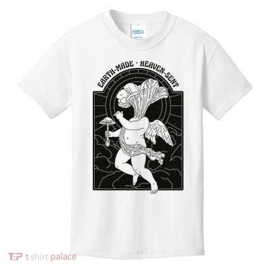 Angel Earth Made Mushroom Kids T-Shirt