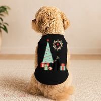 Atomic Era Mid Century Modern Cool Cat Pair Christmas Tree Gift Doggie Tank thumb 2