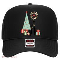 Atomic Era Mid Century Modern Cool Cat Pair Christmas Tree Gift Hat thumb 0
