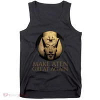 Ancient Egypt Make Aten Great Again Pharaoh Akhenaten Tank Top thumb 0