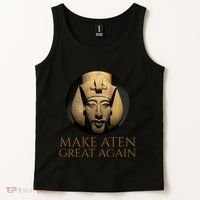 Ancient Egypt Make Aten Great Again Pharaoh Akhenaten Tank Top thumb 2