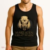 Ancient Egypt Make Aten Great Again Pharaoh Akhenaten Tank Top thumb 3