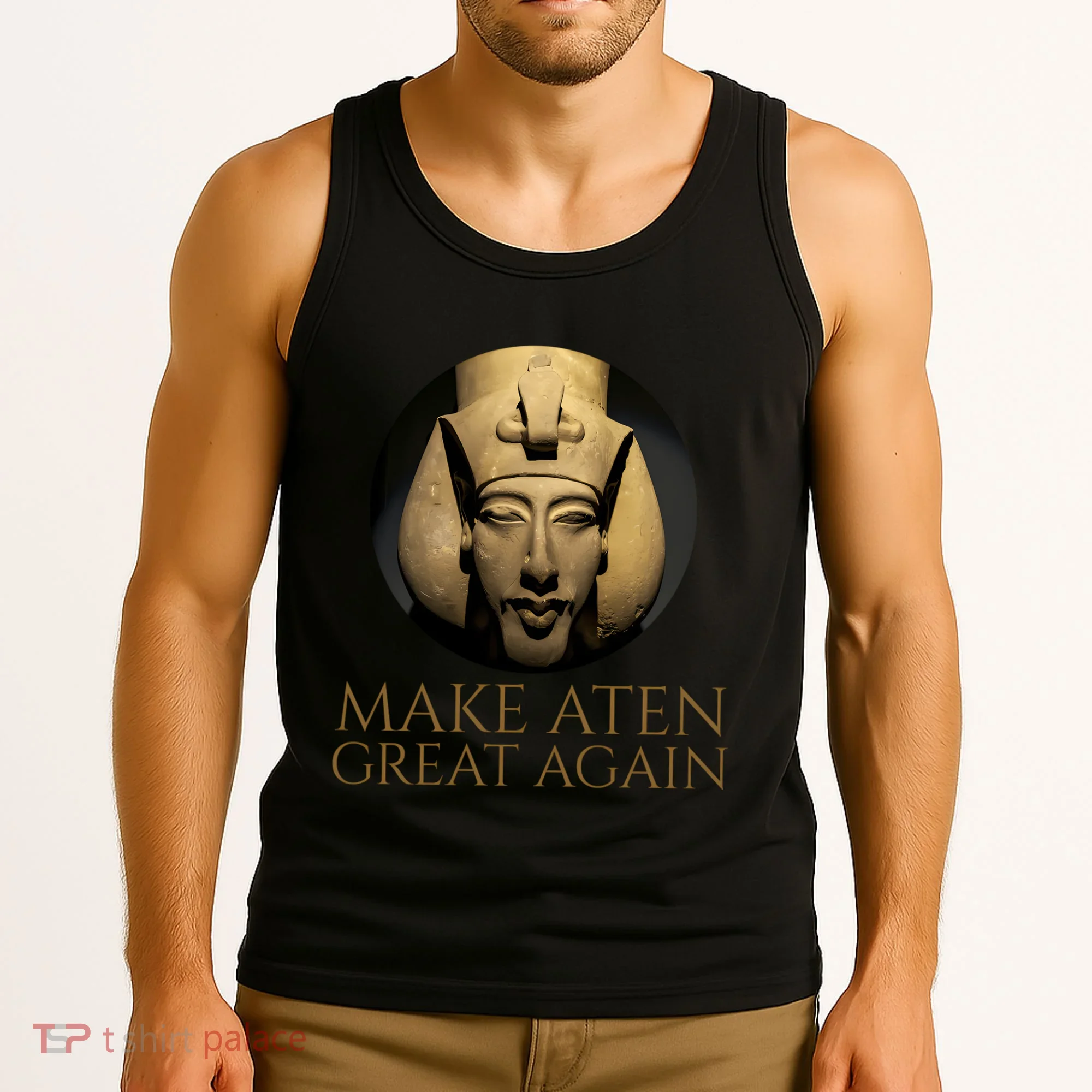 Ancient Egypt Make Aten Great Again Pharaoh Akhenaten Tank Top