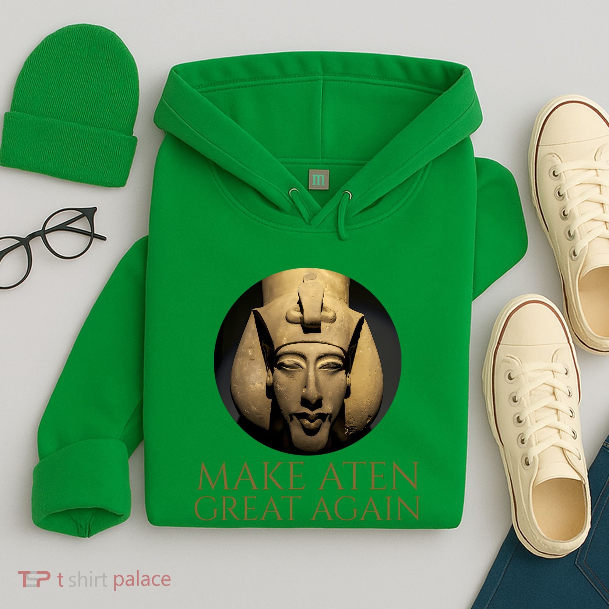 Ancient Egypt Make Aten Great Again Pharaoh Akhenaten Hoodie