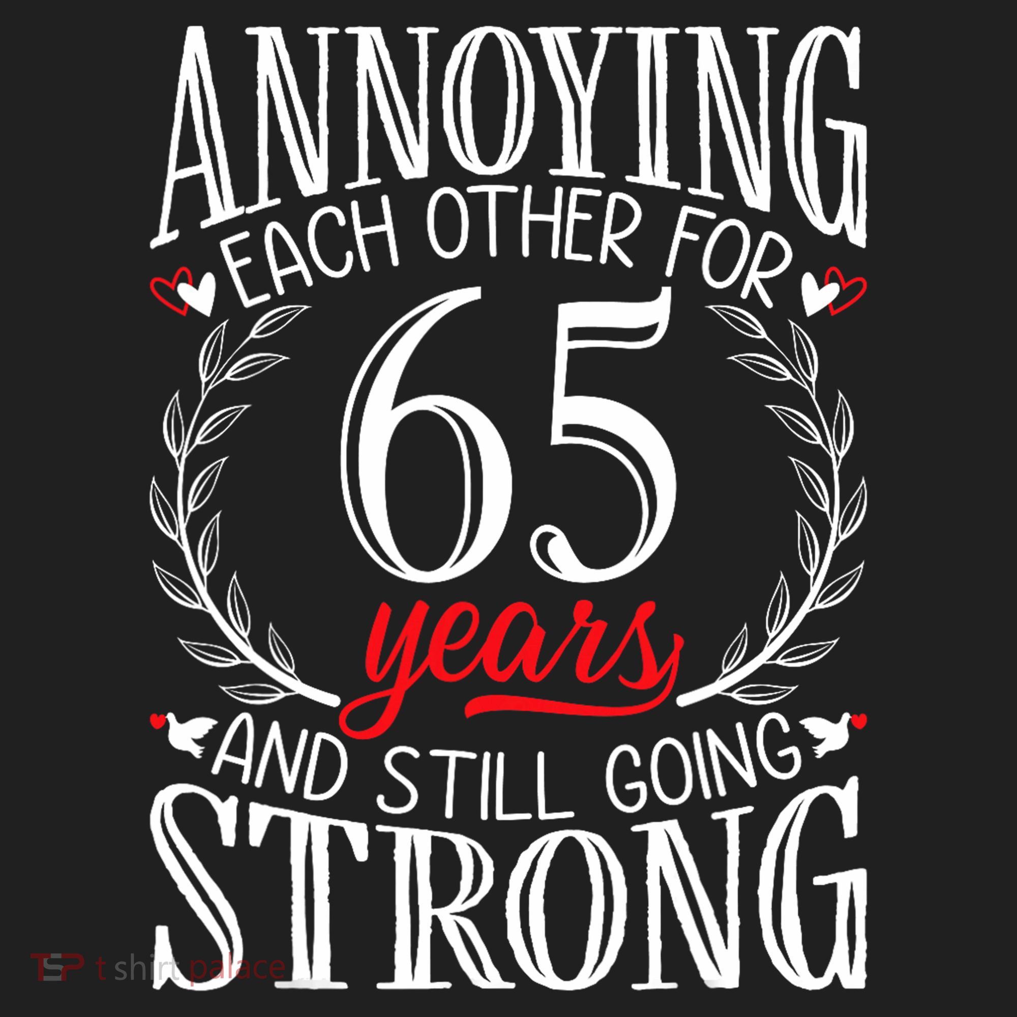 Annoying Each Other For 65 Years 65th Wedding Anniversary Beanie