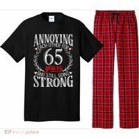 Annoying Each Other For 65 Years 65th Wedding Anniversary Pajama Set thumb 0