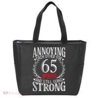 Annoying Each Other For 65 Years 65th Wedding Anniversary Tote Bag thumb 0