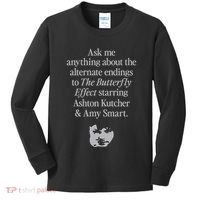 Alternate Endings Of The Butterfly Effect Explained Kids Long Sleeve Shirt thumb 0