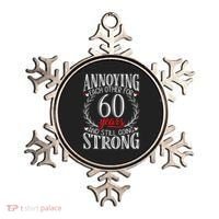 Annoying Each Other For 60 Years - 60th Wedding Anniversary Ornament thumb 0
