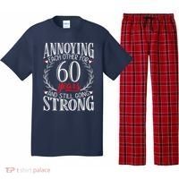 Annoying Each Other For 60 Years - 60th Wedding Anniversary Pajama Set thumb 0