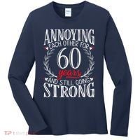 Annoying Each Other For 60 Years - 60th Wedding Anniversary Women's Long Sleeve Shirt thumb 0