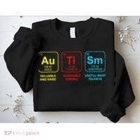 Autism Elements Periodic Table Awareness ASD Sweatshirt thumb 2