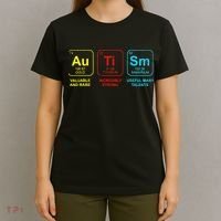 Autism Elements Periodic Table Awareness ASD T-Shirt thumb 4