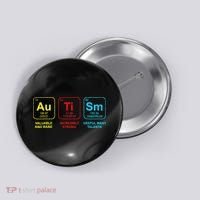 Autism Elements Periodic Table Awareness ASD Button thumb 0