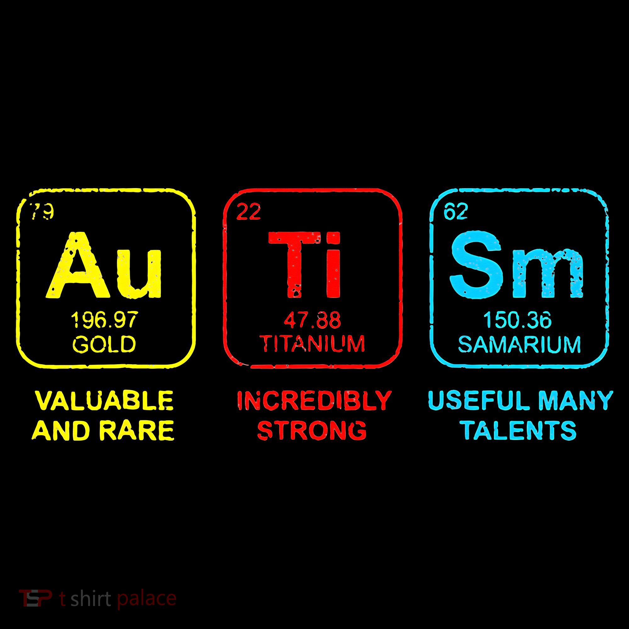 Autism Elements Periodic Table Awareness ASD Women's Hoodie