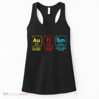 Autism Elements Periodic Table Awareness ASD Women's Tank Top thumb 0