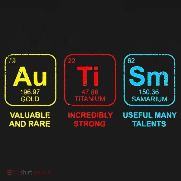 Autism Elements Periodic Table Awareness ASD Women's Tank Top
