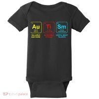 Autism Elements Periodic Table Awareness ASD Baby Bodysuit thumb 0
