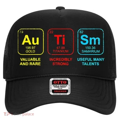Autism Elements Periodic Table Awareness ASD Hat