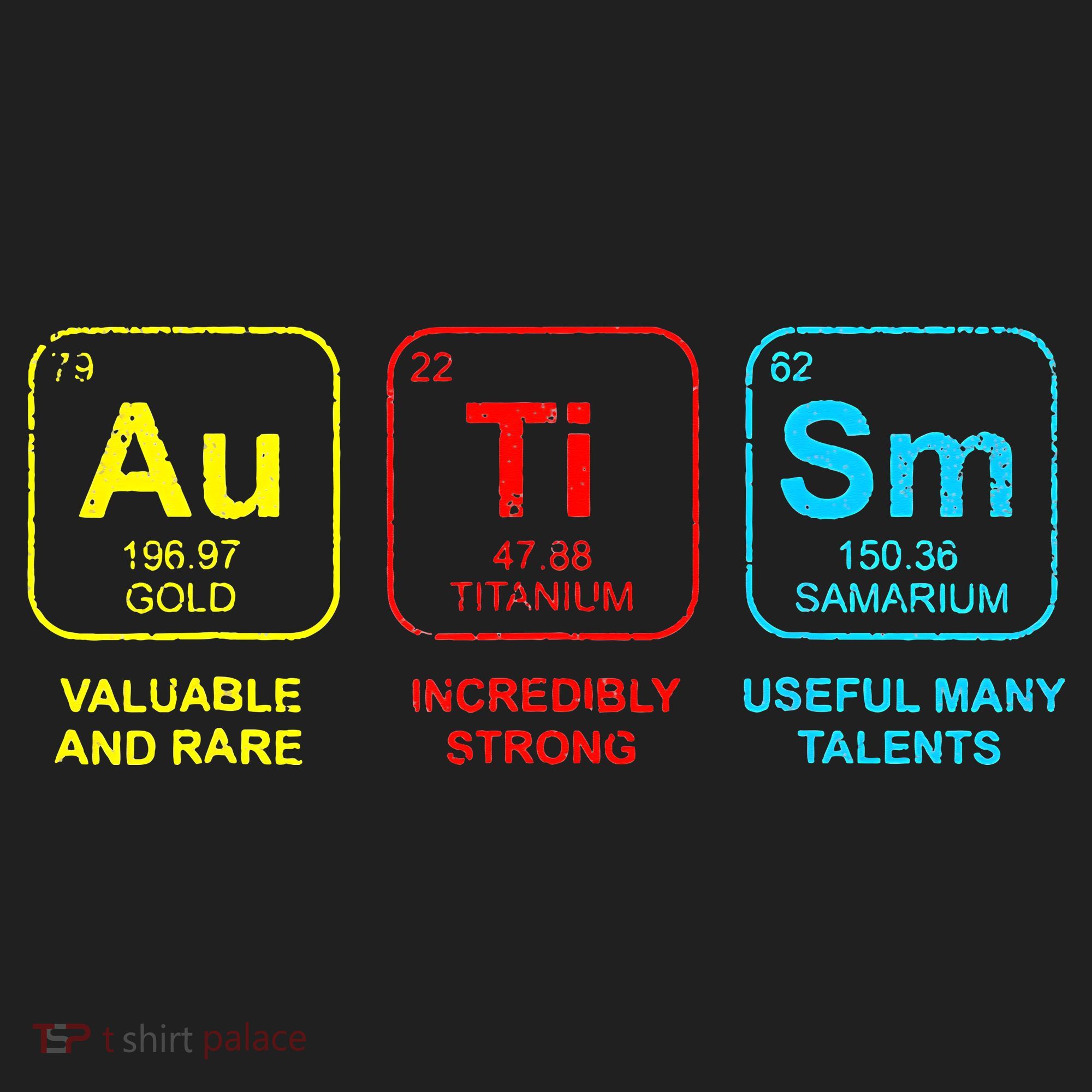 Autism Elements Periodic Table Awareness ASD Hat