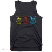 Autism Elements Periodic Table Awareness ASD Tank Top thumb 0