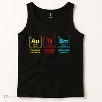 Autism Elements Periodic Table Awareness ASD Tank Top thumb 2