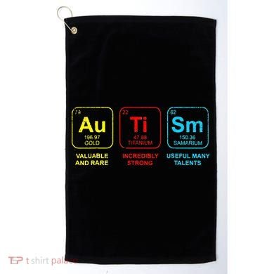 Autism Elements Periodic Table Awareness ASD Golf Towel