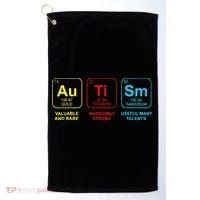 Autism Elements Periodic Table Awareness ASD Golf Towel thumb 0