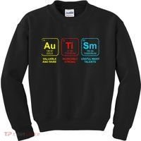 Autism Elements Periodic Table Awareness ASD Kids Sweatshirt thumb 0