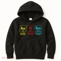 Autism Elements Periodic Table Awareness ASD Kids Hoodie thumb 0