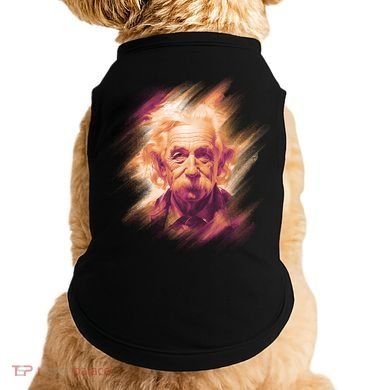 Albert Einstein Portrait Doggie Tank