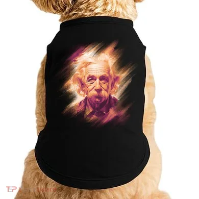 Albert Einstein Portrait Doggie Tank