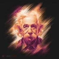 Albert Einstein Portrait Doggie Tank thumb 4