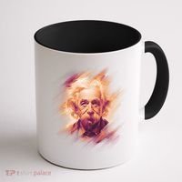 Albert Einstein Portrait Coffee Mug thumb 1