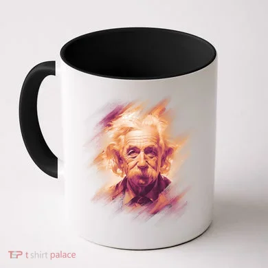 Albert Einstein Portrait Coffee Mug