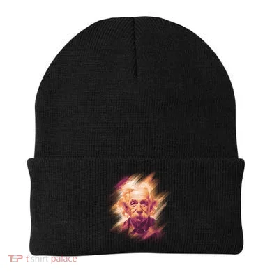 Albert Einstein Portrait Beanie
