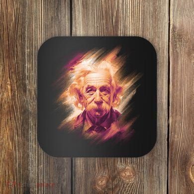 Albert Einstein Portrait Coaster
