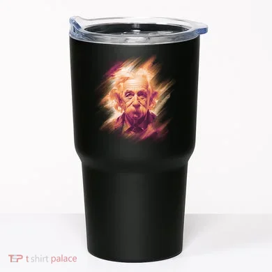 Albert Einstein Portrait Tumbler